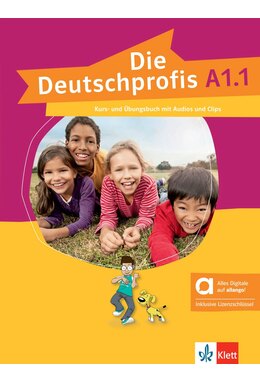 Die Deutschprofis A1.1 Kurs- und &Uuml;bungsbuch mit Audios und Clips inklusive Lizenzschl&uuml;ssel allango (24 Monate)  - Hybride Ausgabe allango