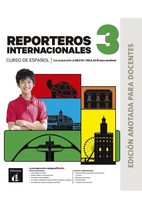 Nuevo Reporteros internacionales 3. Ed. anotada para docentes