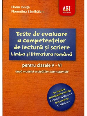Evaluare națională la finalul clasei a V-a. Teste de evaluare. Clasele V-VI Evaluare națională la finalul clasei a V-a. Teste de evaluare. Clasele V-VI